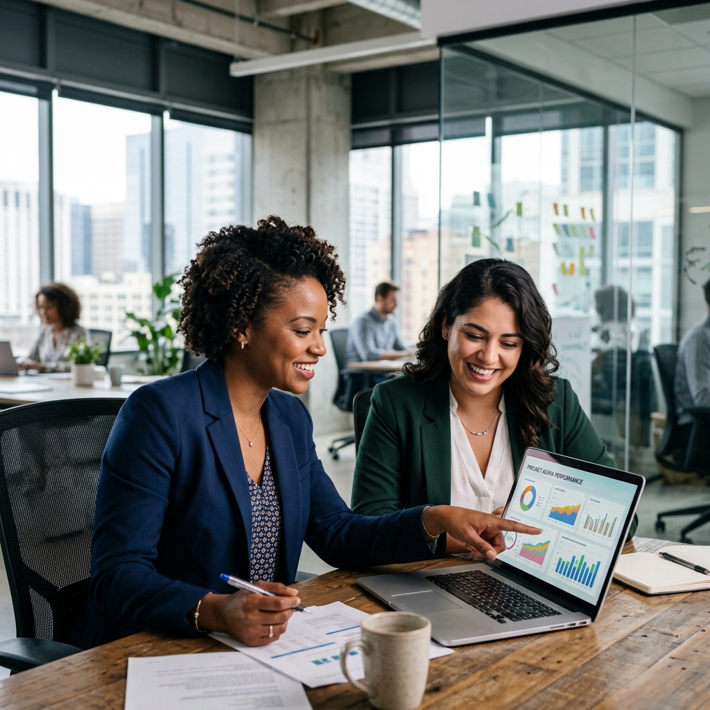 Women at laptop